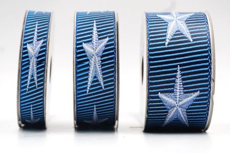 4. Juli Patriotischer Stern Jacquardband_AI-KN